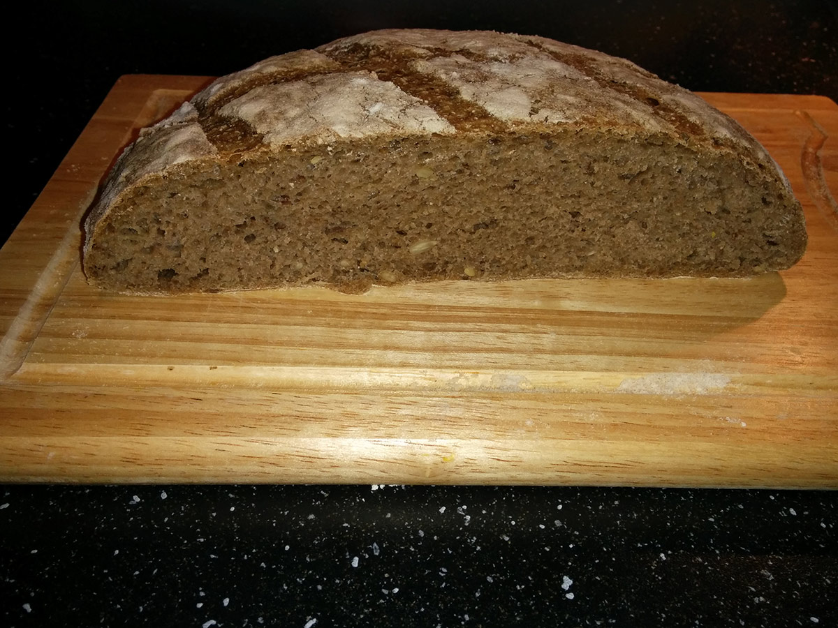 Ржаной хлеб на ржаной закваске в домашних условиях в духовке рецепт с фото